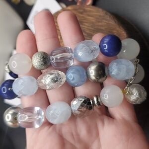B2829 sky's nest jumble beaded‎ bracelet
